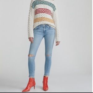 Rag & Bone Dre Low-Rise Ankle Slim Boyfriend - 27